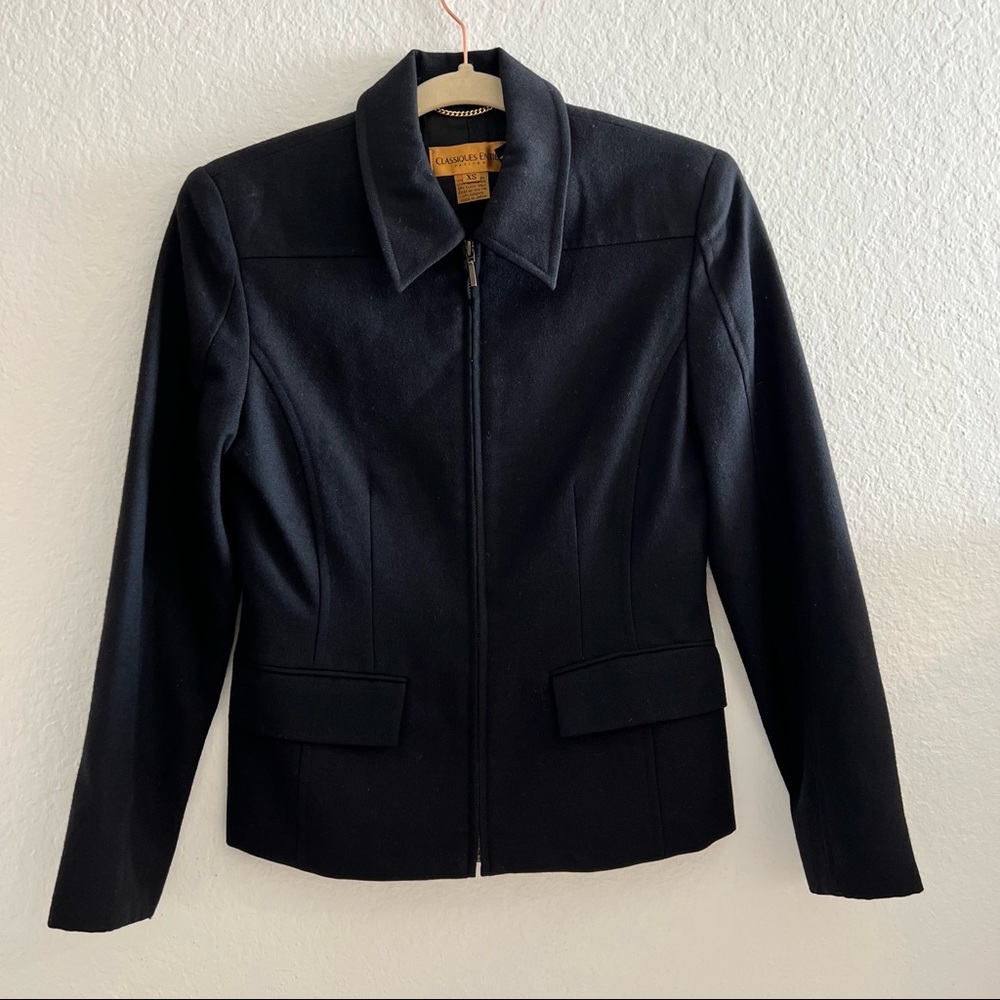 Classiques Entier Petites 100% Wool Zip up Jacket